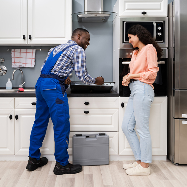 can you provide an estimate for cooktop repair before beginning any work in Adelphi